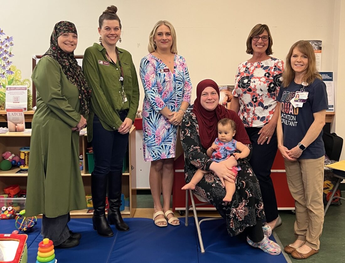 James V Brown Library pledges to be breastfeeding friendly place News